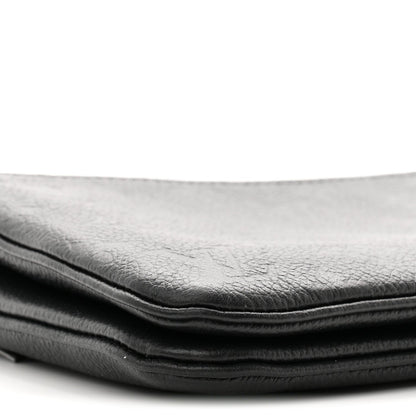 Empreinte Double Zip Pochette Black