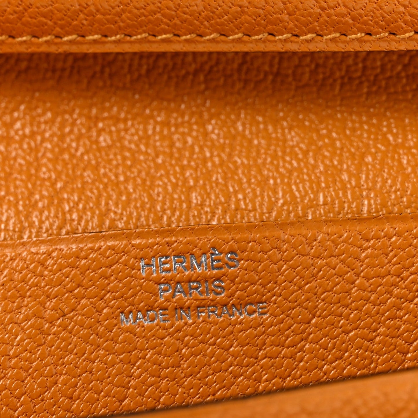 Chèvre Mysore Bearn Gusset Wallet Jaune Ambre