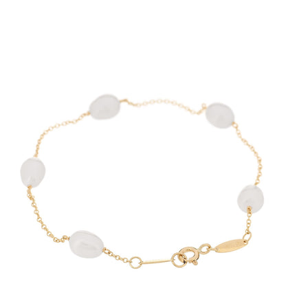 18K Yellow Gold Cultured Pearl 6-6.5mm Elsa Peretti Pearls By The Yard Bracelet