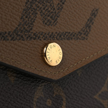 Reverse Monogram Giant Sarah Wallet