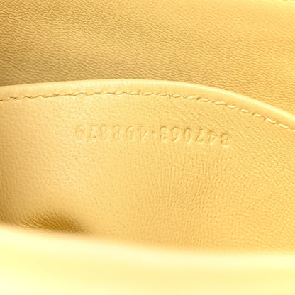 Calfskin Horsebit 1955 Aura Small Shoulder Bag Yellow