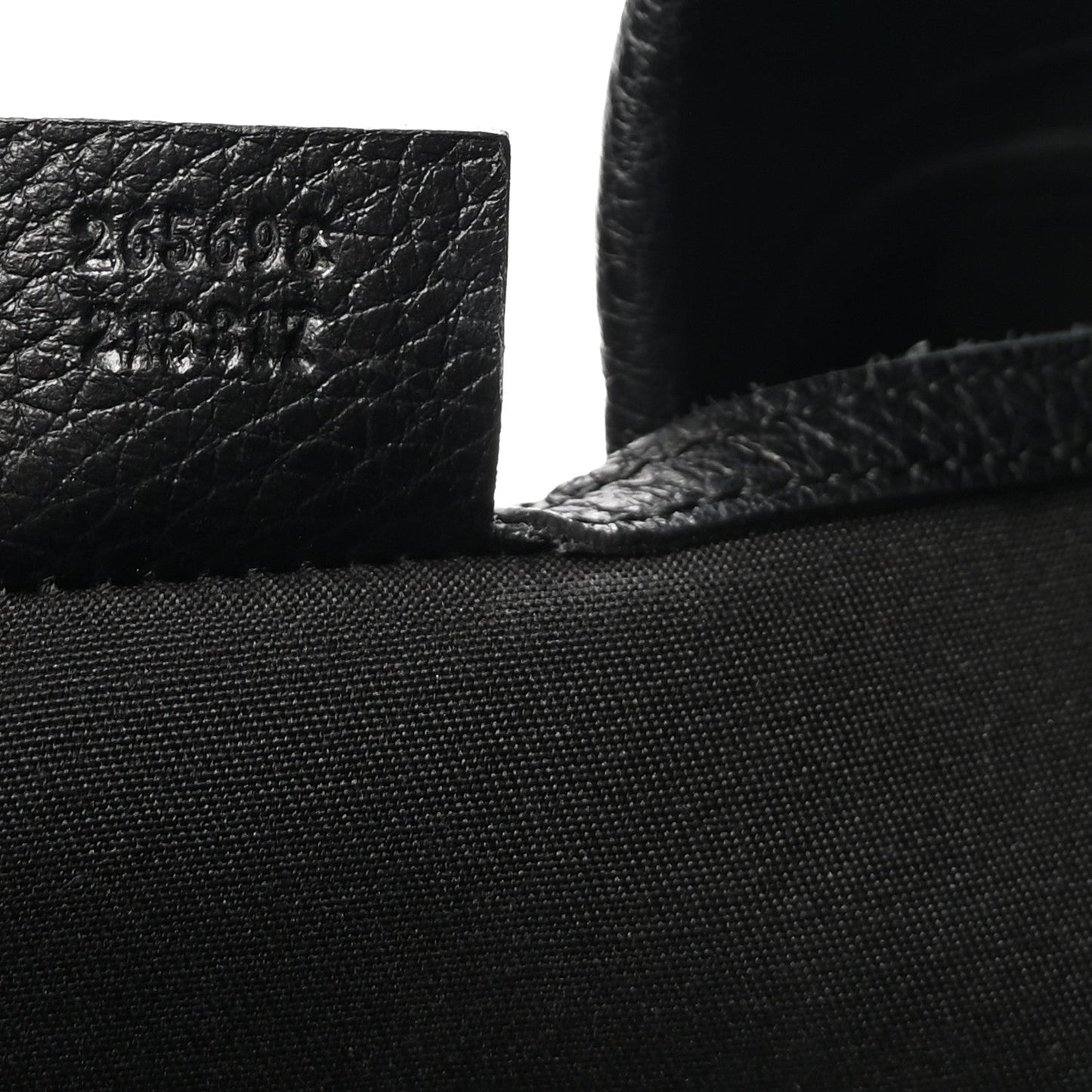 Pebbled Calfskin Large Joy Shoulder Bag Black