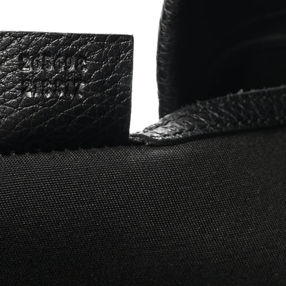 Pebbled Calfskin Large Joy Shoulder Bag Black