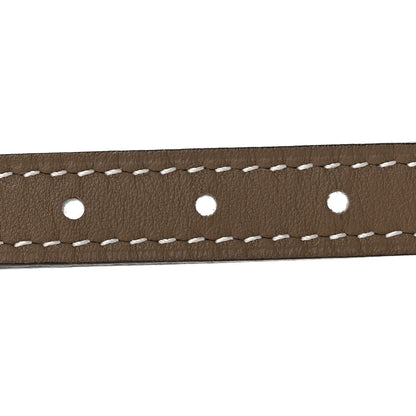 Epsom Swift 13mm Heritage Belt 75 Etoupe White