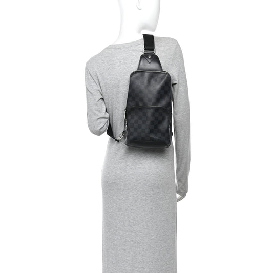 Damier Graphite Avenue Sling Backpack