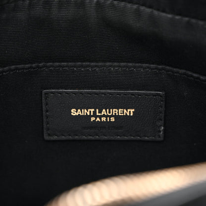 Calfskin Matelasse Monogram Lou Camera Bag Black