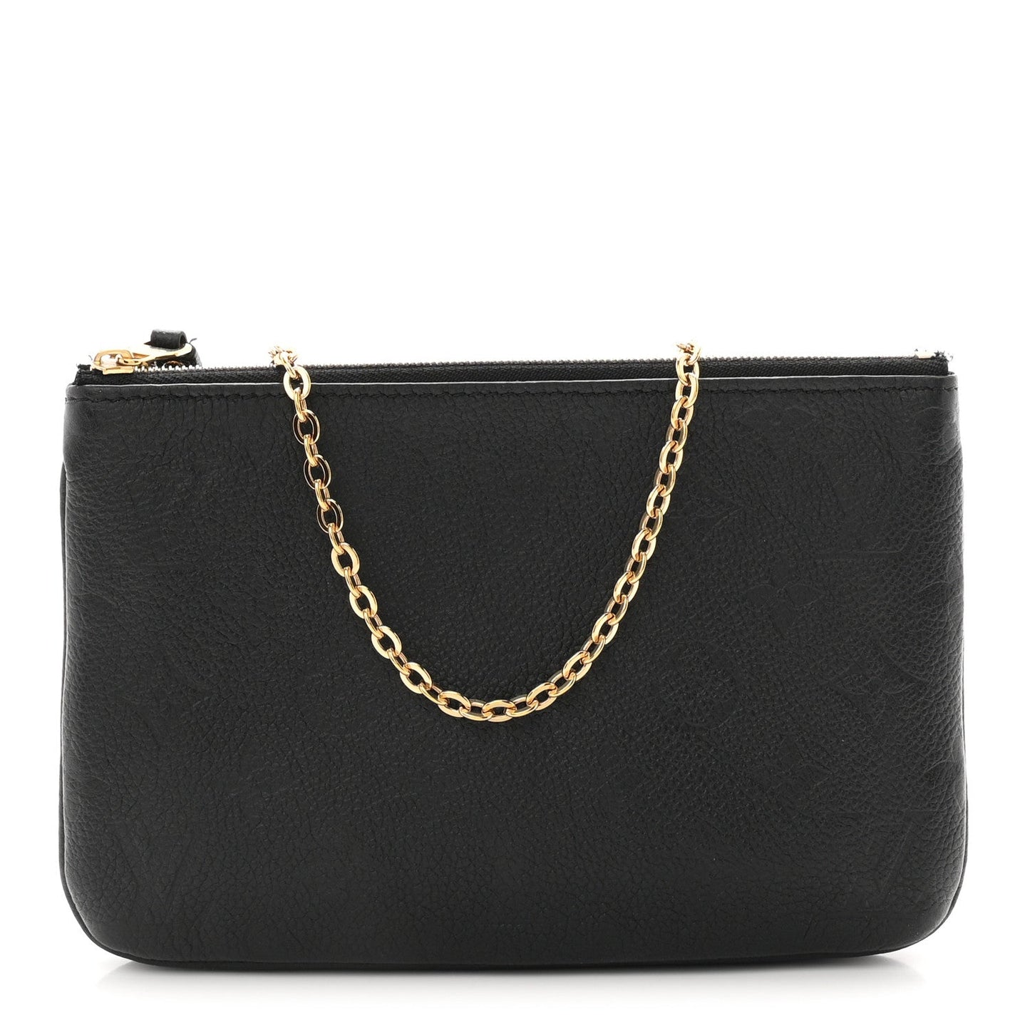 Empreinte Double Zip Pochette Black