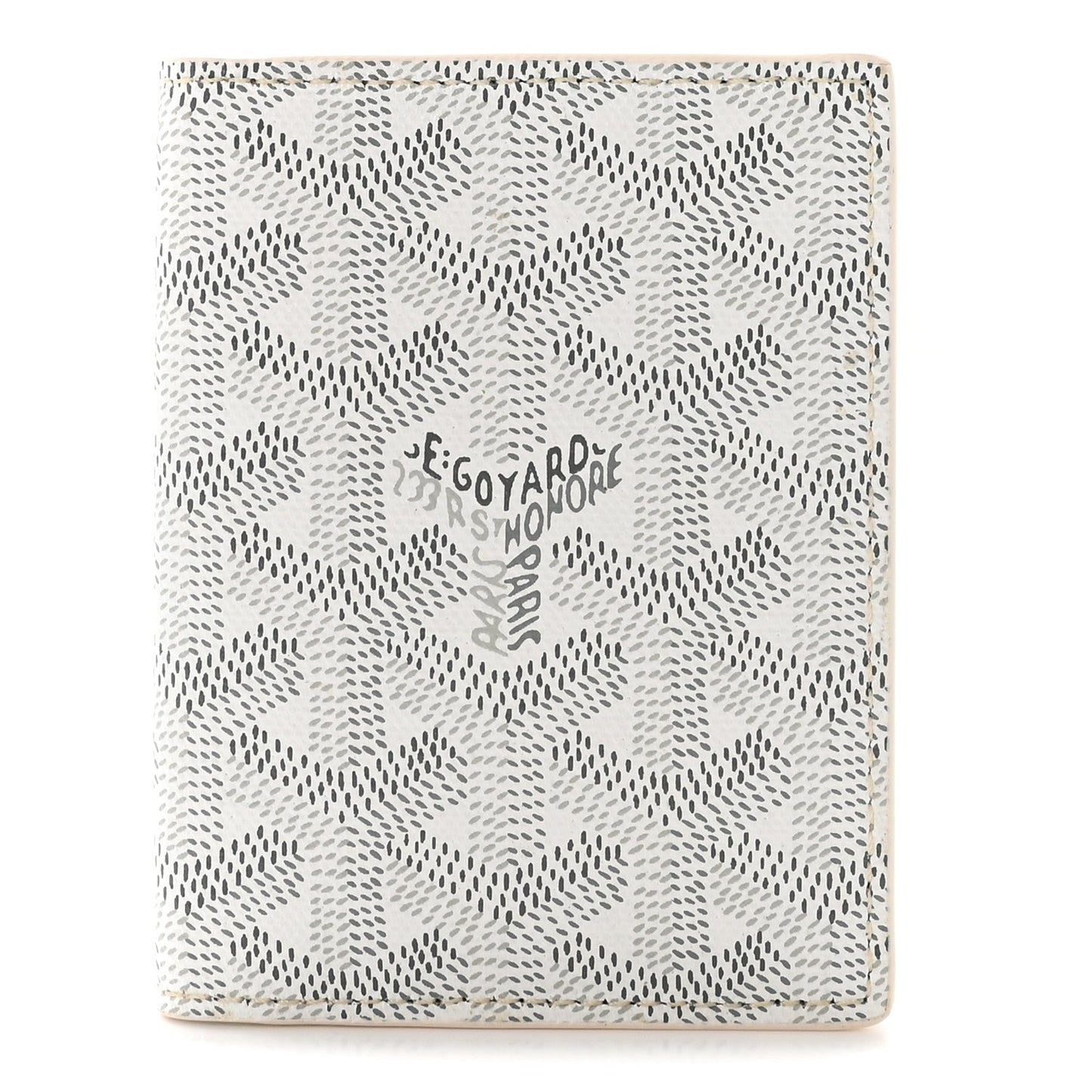 Goyardine Saint Marc Card Holder White