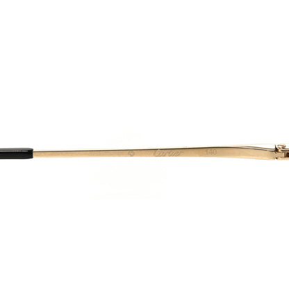 Panthere De Cartier Aviator Sunglasses CT0233S Gold