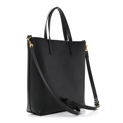 Calfskin Toy Shopping Tote Black