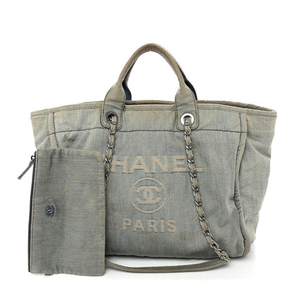 Denim Medium Deauville Tote Light Blue