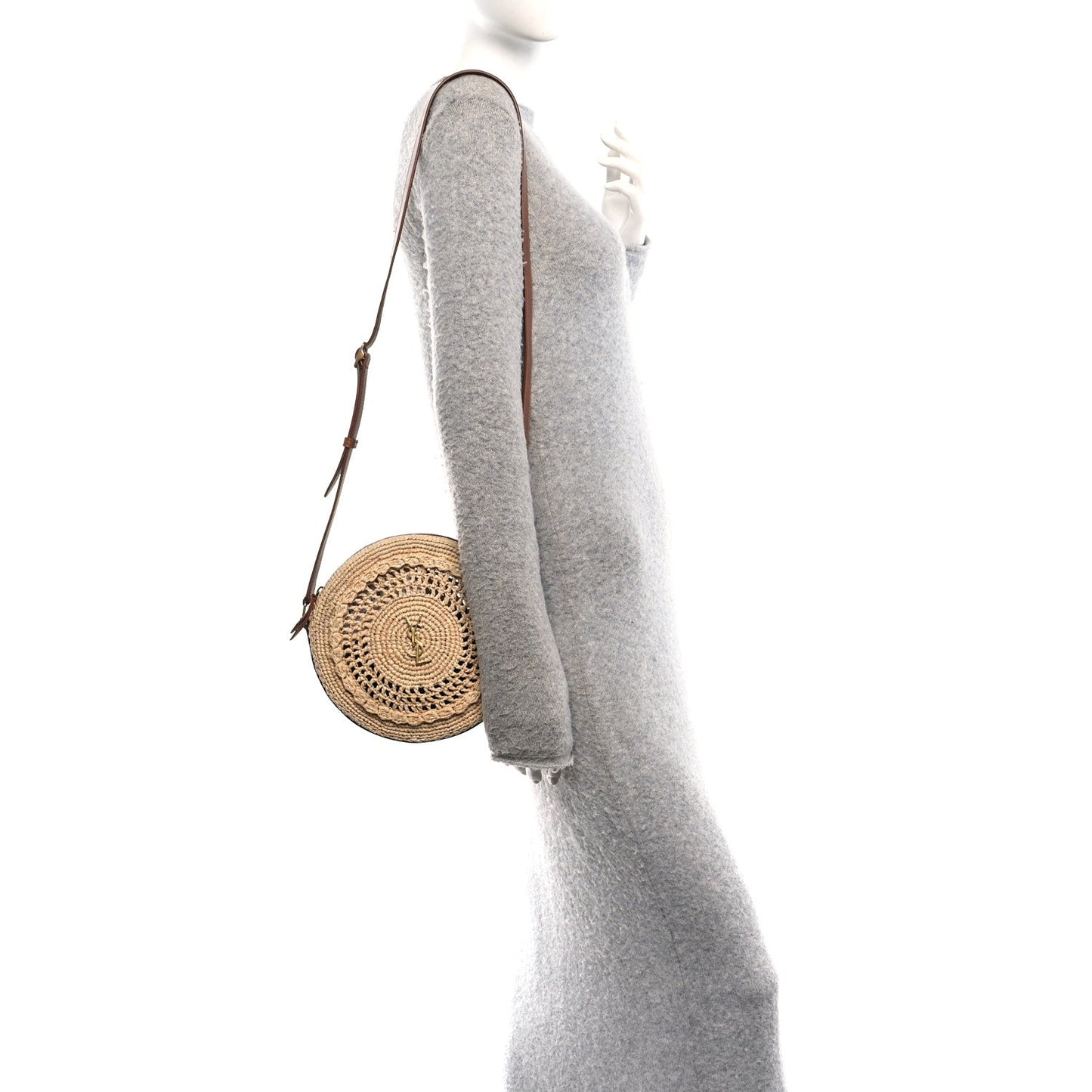 Raffia Sac Round Naturel