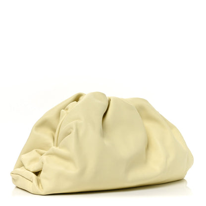 Smooth Butter Calf The Pouch Oversized Clutch Ice Cream