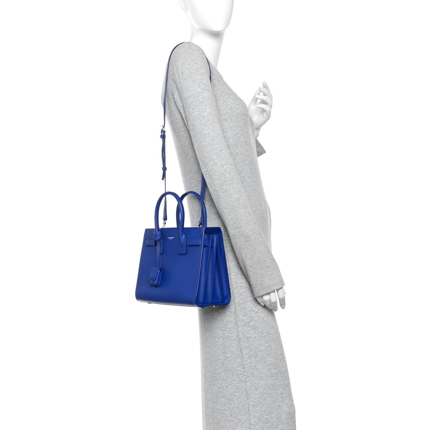 Grained Calfskin Baby Sac De Jour Outremer