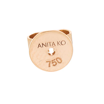 Anita Ko 18K Rose Gold Diamond Loop Earrings