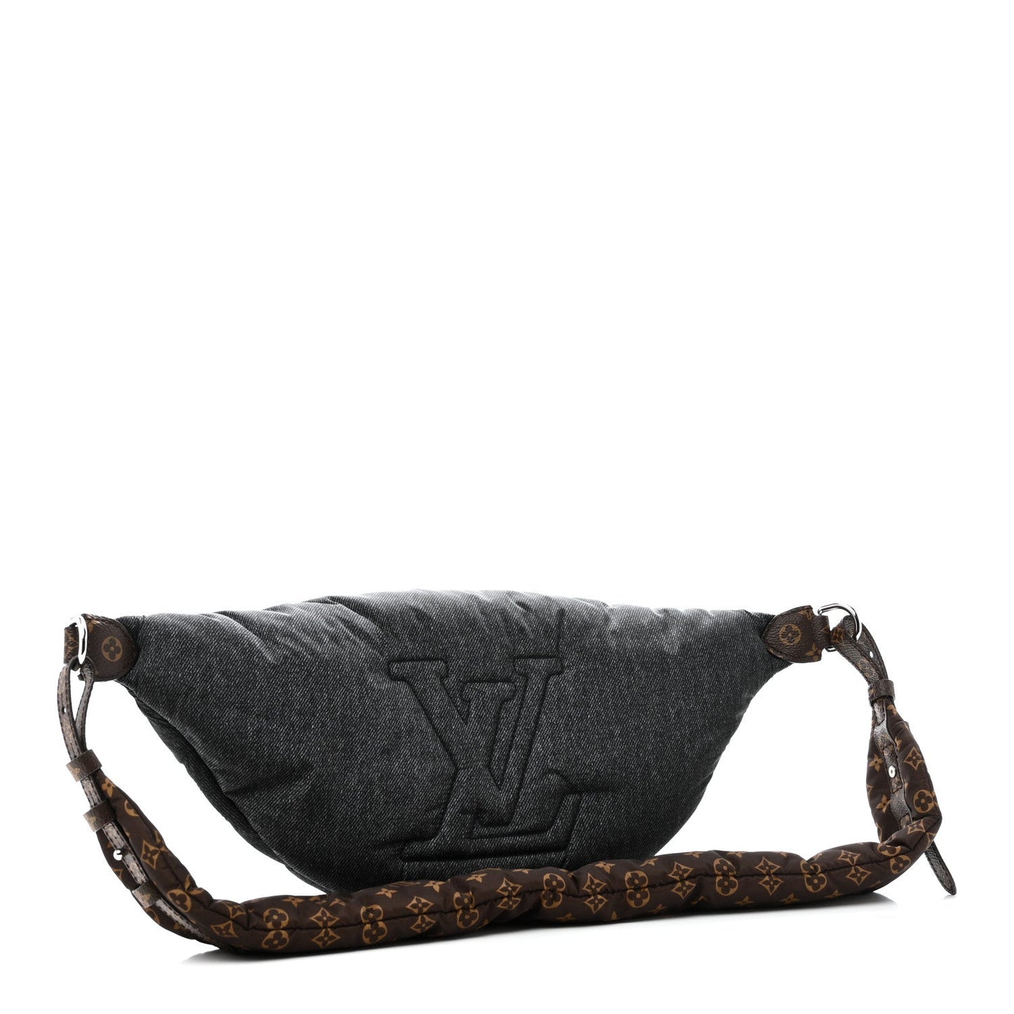 Econyl Monogram LV Ski High Rise Bumbag Black Jeans