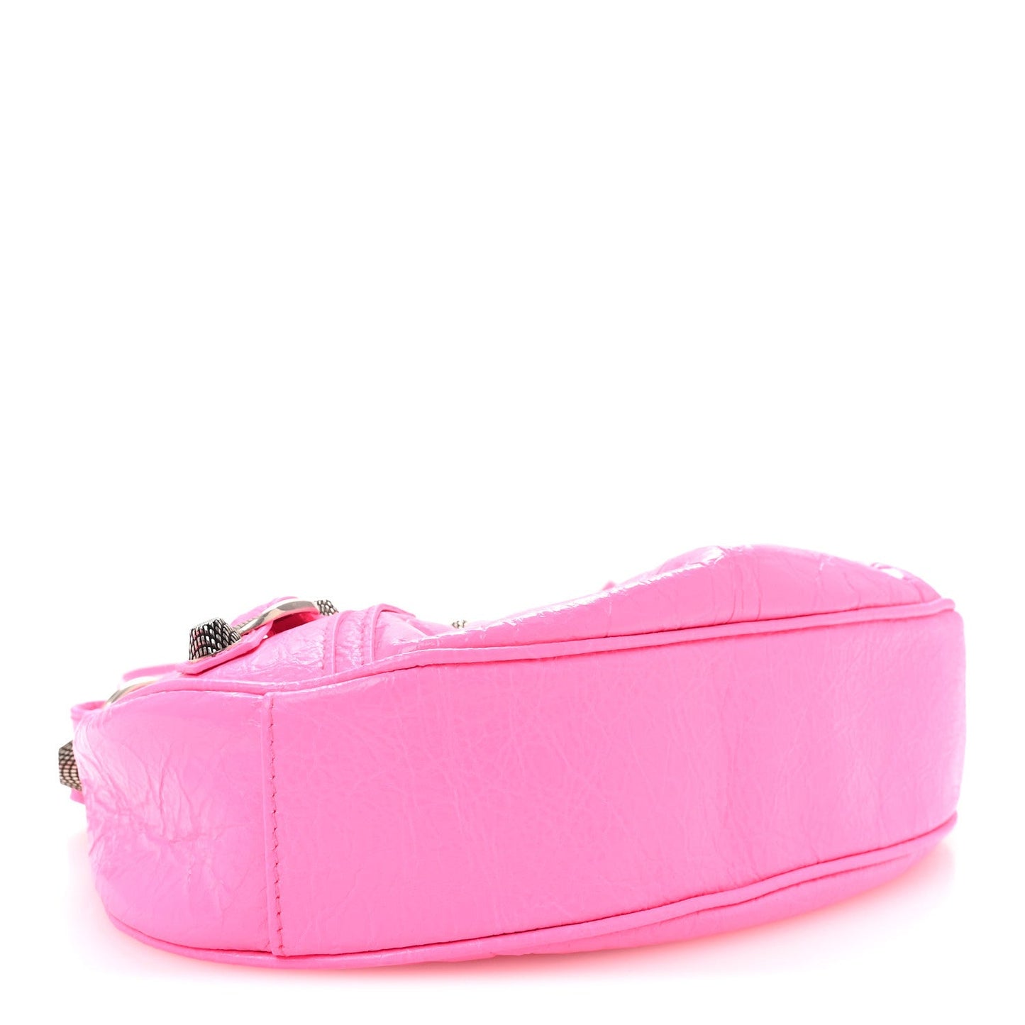 Agneau Arena Le Cagole Shoulder Bag XS Hot Pink