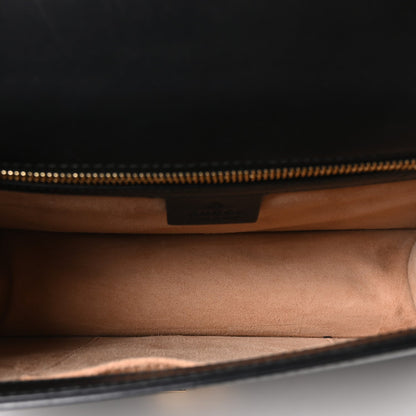 Calfskin Small Sylvie Shoulder Bag Black