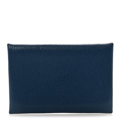 Chevre Chamkila Calvi Card Case Deep Bleu