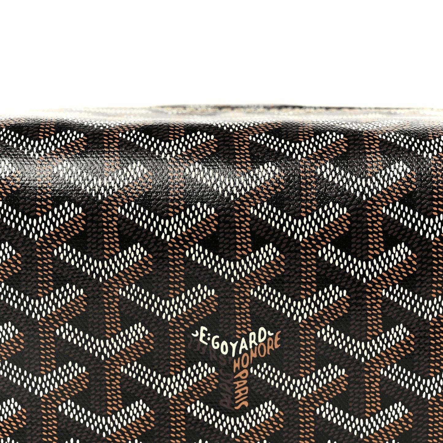 Goyardine Boeing 25 Trousse de Toilette Black Gold