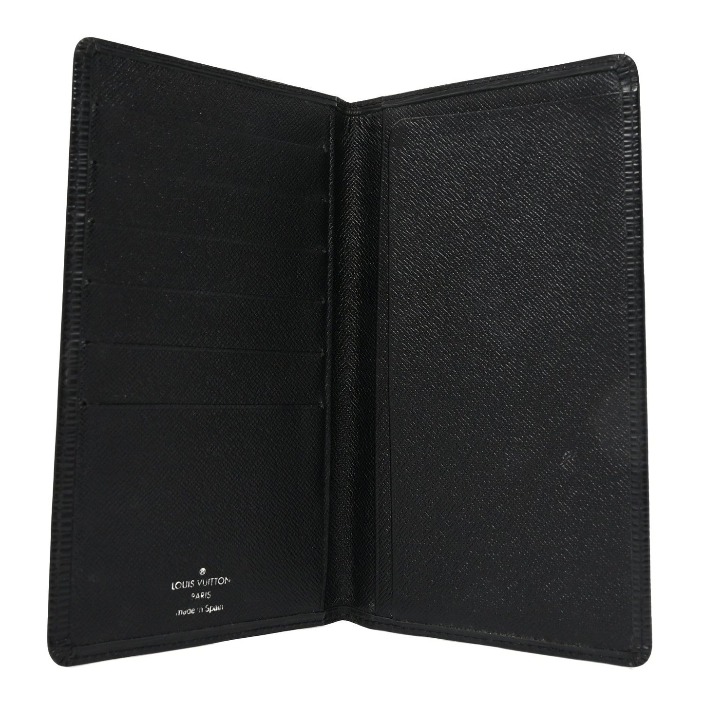 Epi Checkbook Organizer Wallet Black