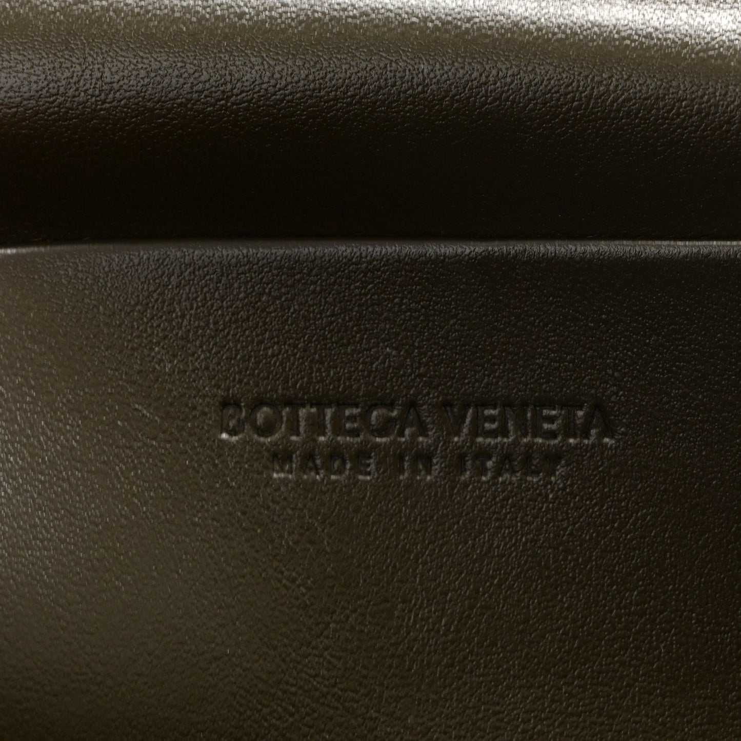 Calfskin Intrecciato Bang Bang Vanity Case Kaki