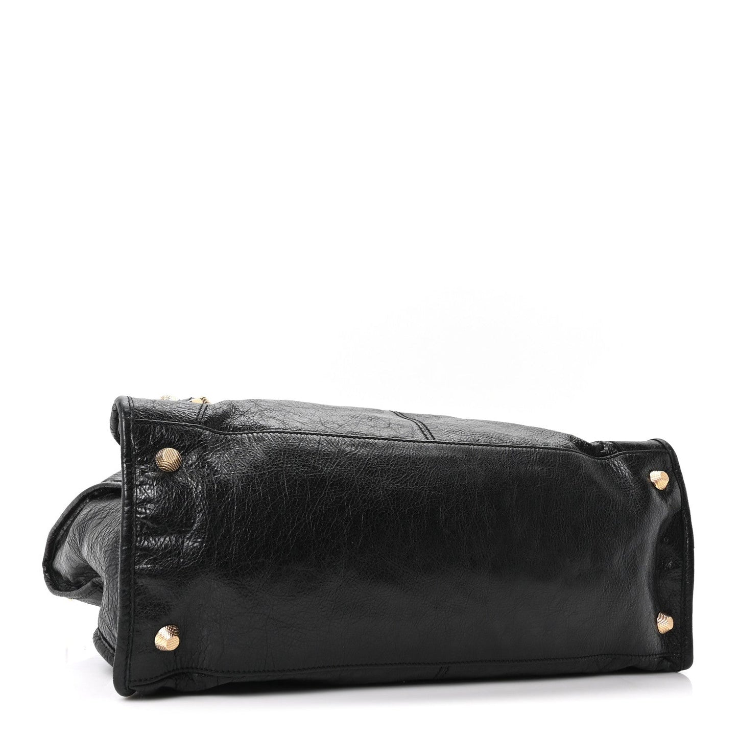 Agneau Giant 12 Gold Hardware Work Black