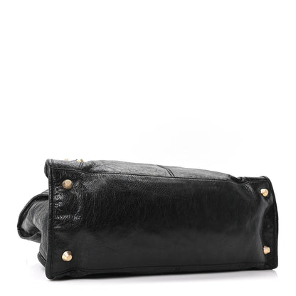Agneau Giant 12 Gold Hardware Work Black
