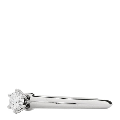 Platinum Diamond .21ct Solitaire Engagement Ring 52 6