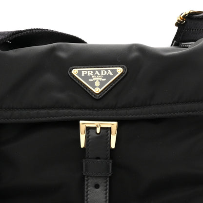 Re-Nylon Medium Explore Shoulder Bag Black