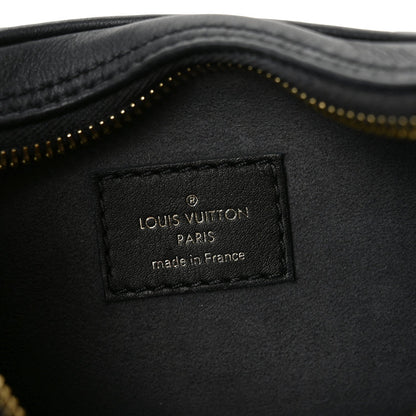 Calfskin Embossed Monogram Loop Black