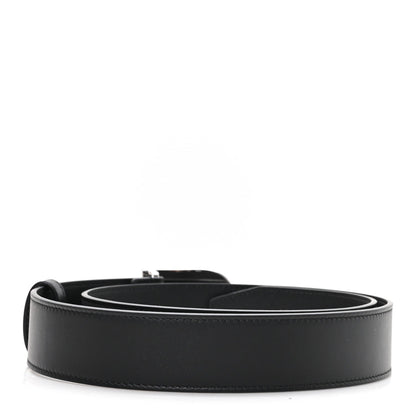Moon Calfskin Round Plaque 85 34 Black