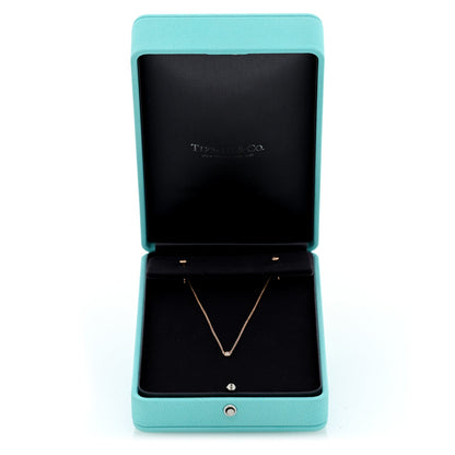 18K Rose Gold Diamond Elsa Peretti Diamonds by the Yard Necklace and Earrings Set