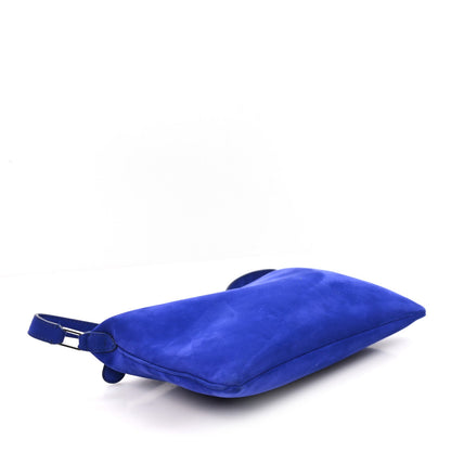 Nubuck Small Morgan Shoulder Bag Cobalt