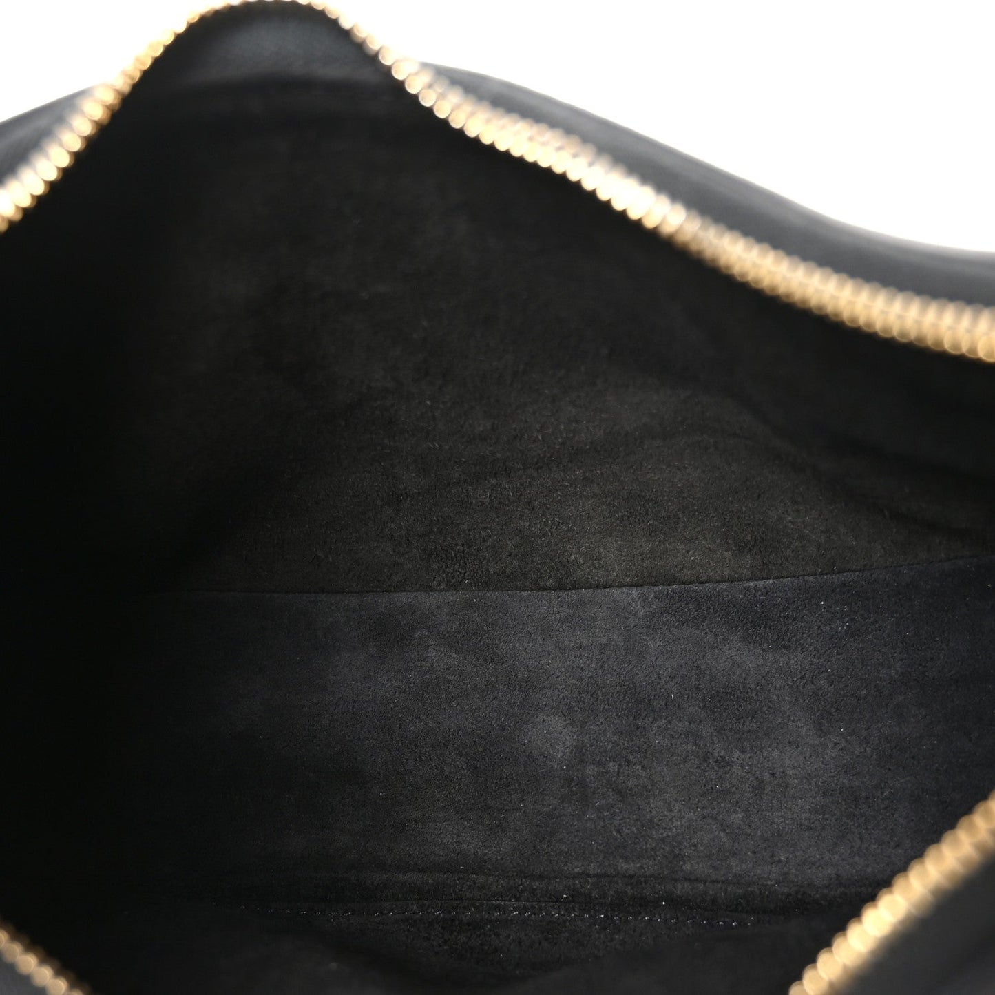 Smooth Calfskin Medium Strap Ava Shoulder Bag Black Tan
