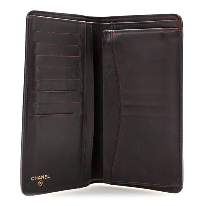 Caviar Quilted Yen Wallet Black