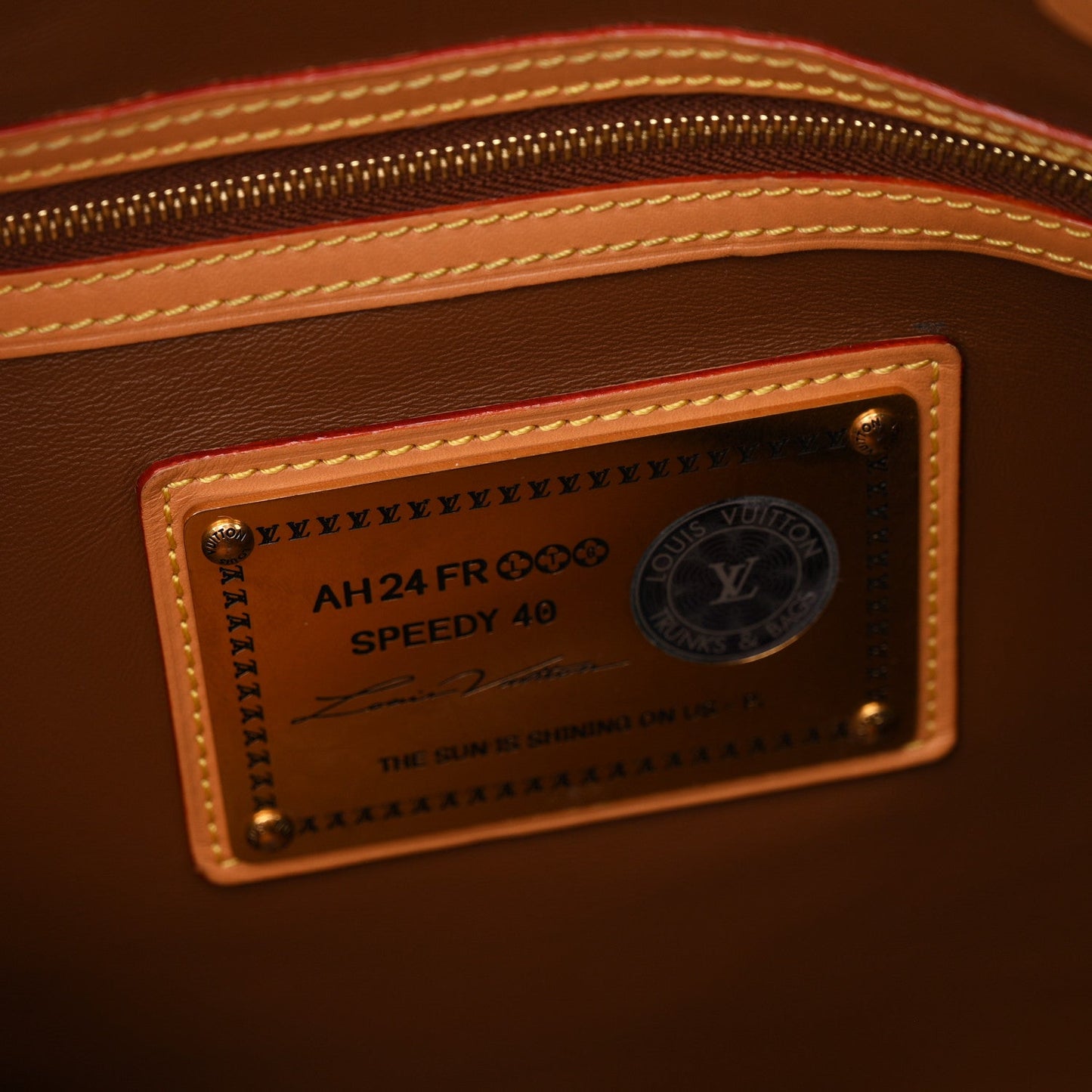 Calfskin Monogram Speedy P9 Bandouliere 40 Amethyst