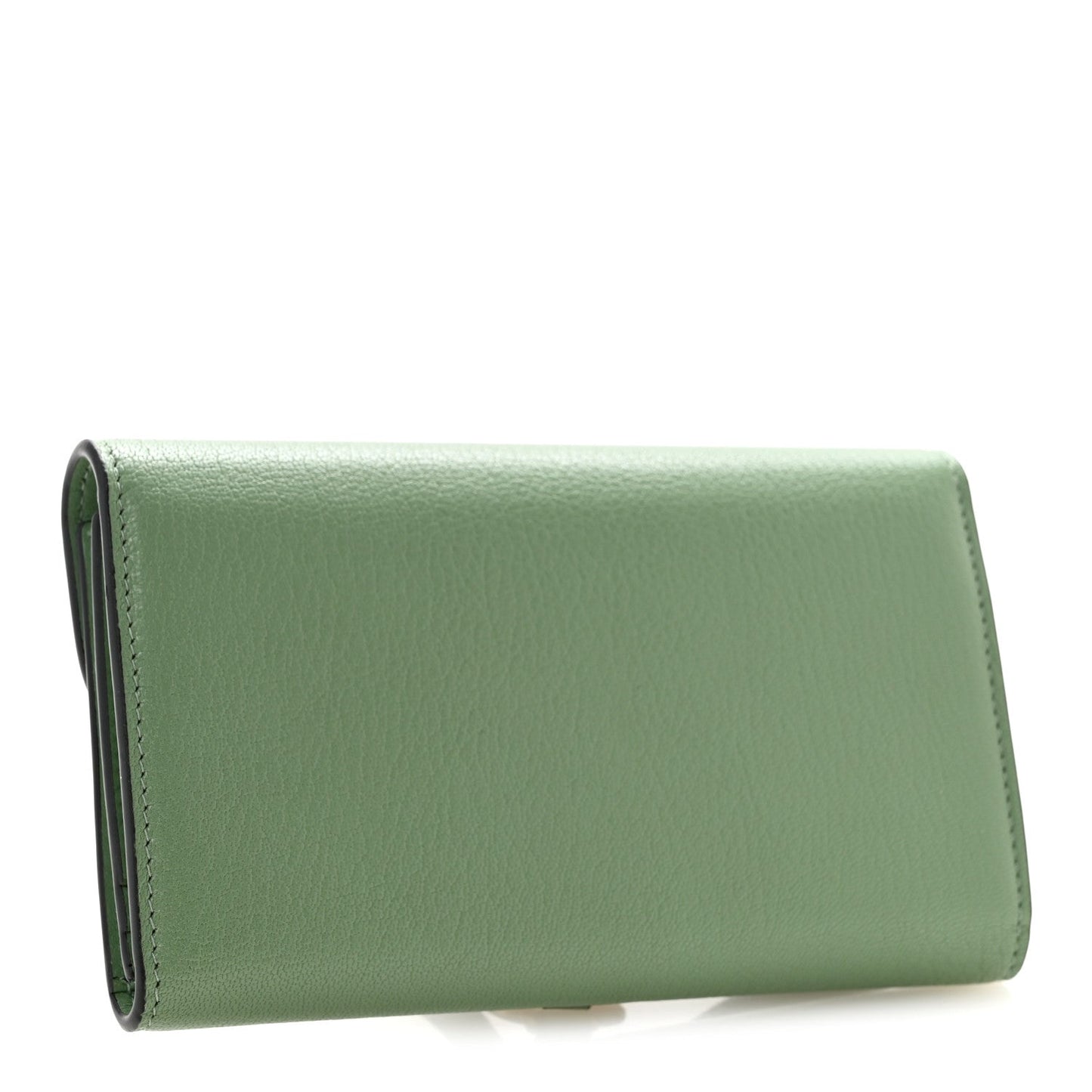 Goatskin Saddle Long Wallet Queen Mint