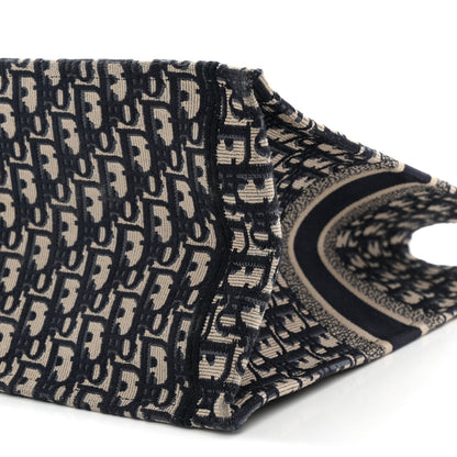 Oblique Large Book Tote Blue Multicolor