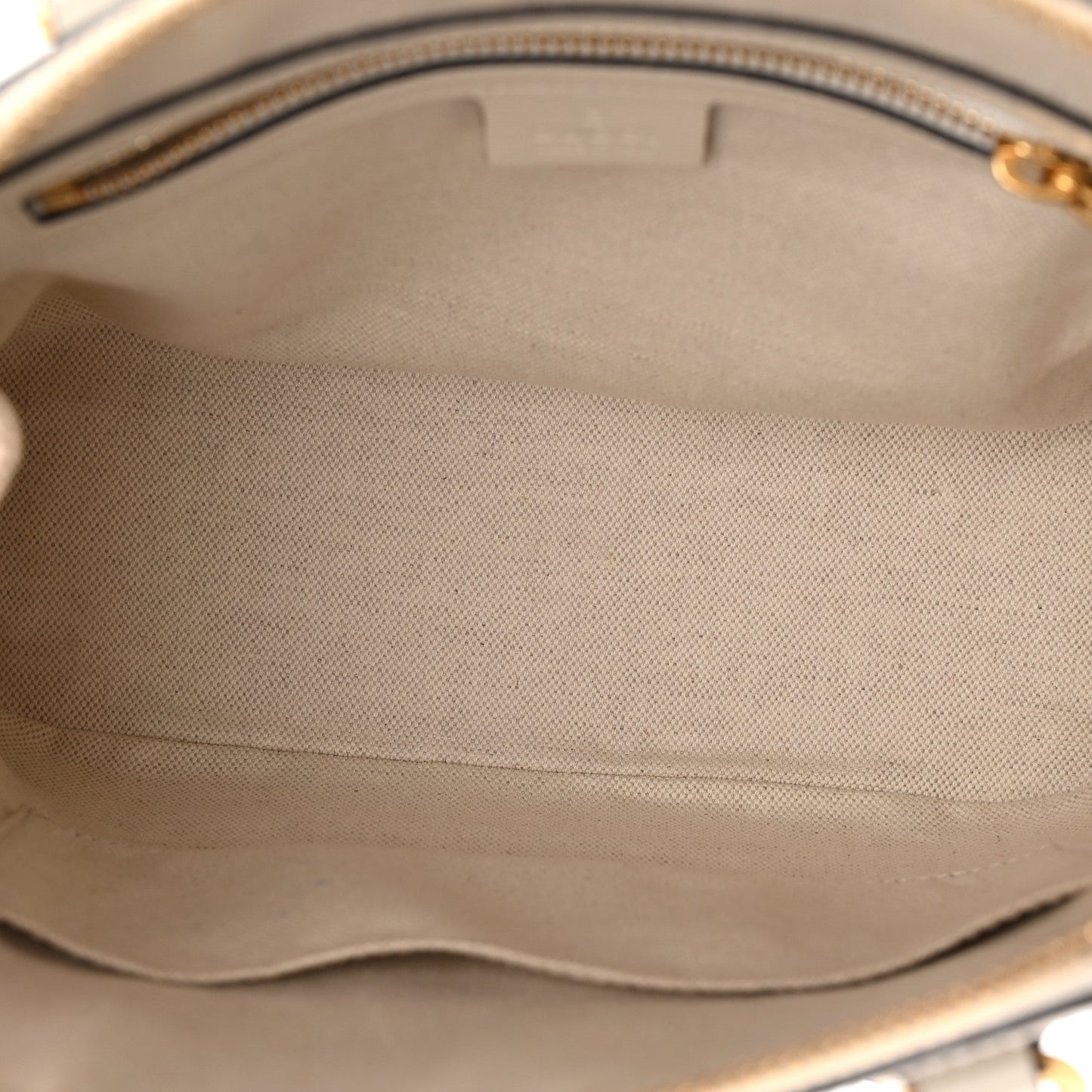 GG Supreme Monogram Azalea Calfskin Small Horsebit 1955 Top Handle Bag Beige Ebony Mystic White