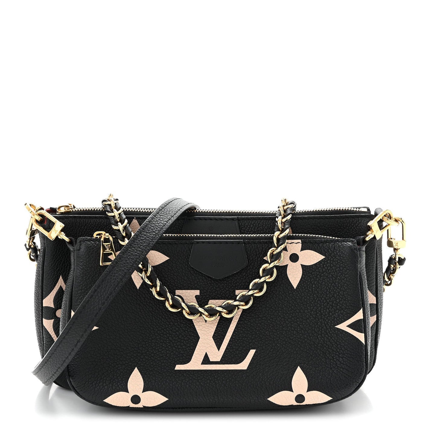 Empreinte Monogram Giant Multi Pochette Accessories Black Beige