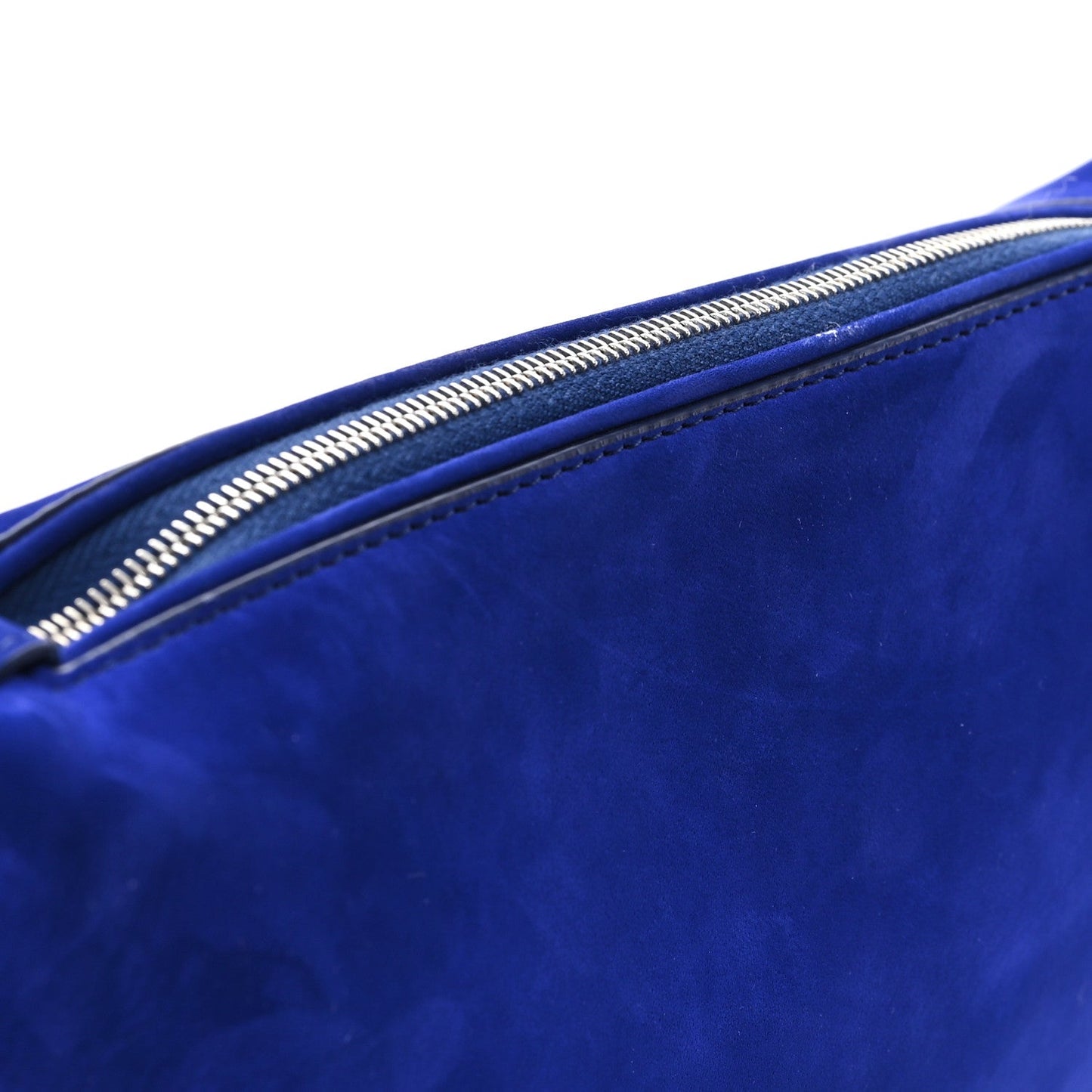 Nubuck Small Morgan Shoulder Bag Cobalt
