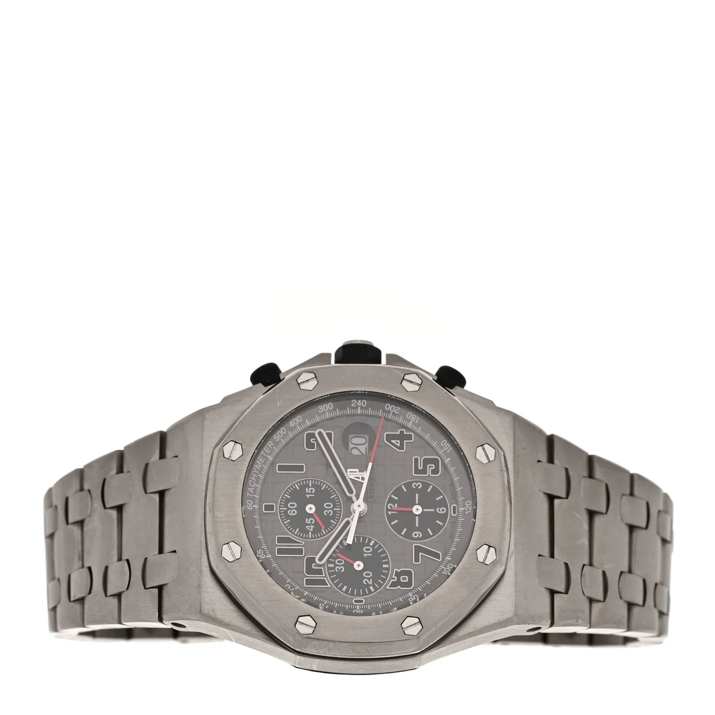 Audemars Piguet Titanium 42mm Royal Oak Offshore Chronograph Automatic Watch Grey 26170TI.OO.1000TI.01
