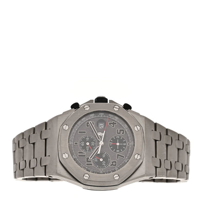 Audemars Piguet Titanium 42mm Royal Oak Offshore Chronograph Automatic Watch Grey 26170TI.OO.1000TI.01