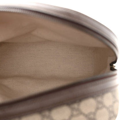 GG Supreme Monogram Calfskin Web Small Ophidia Day Backpack Beige Ebony New Acero