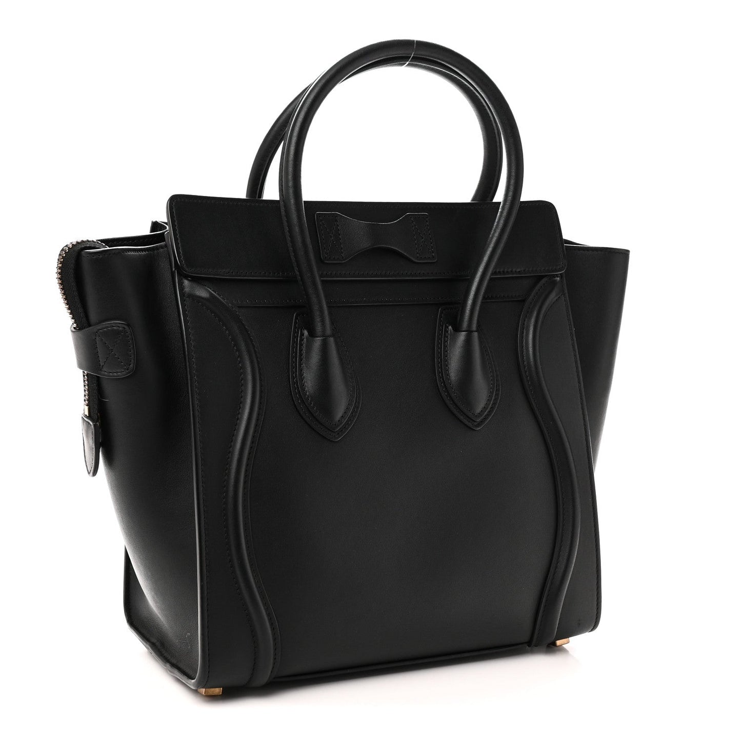Smooth Calfskin Micro Luggage Black