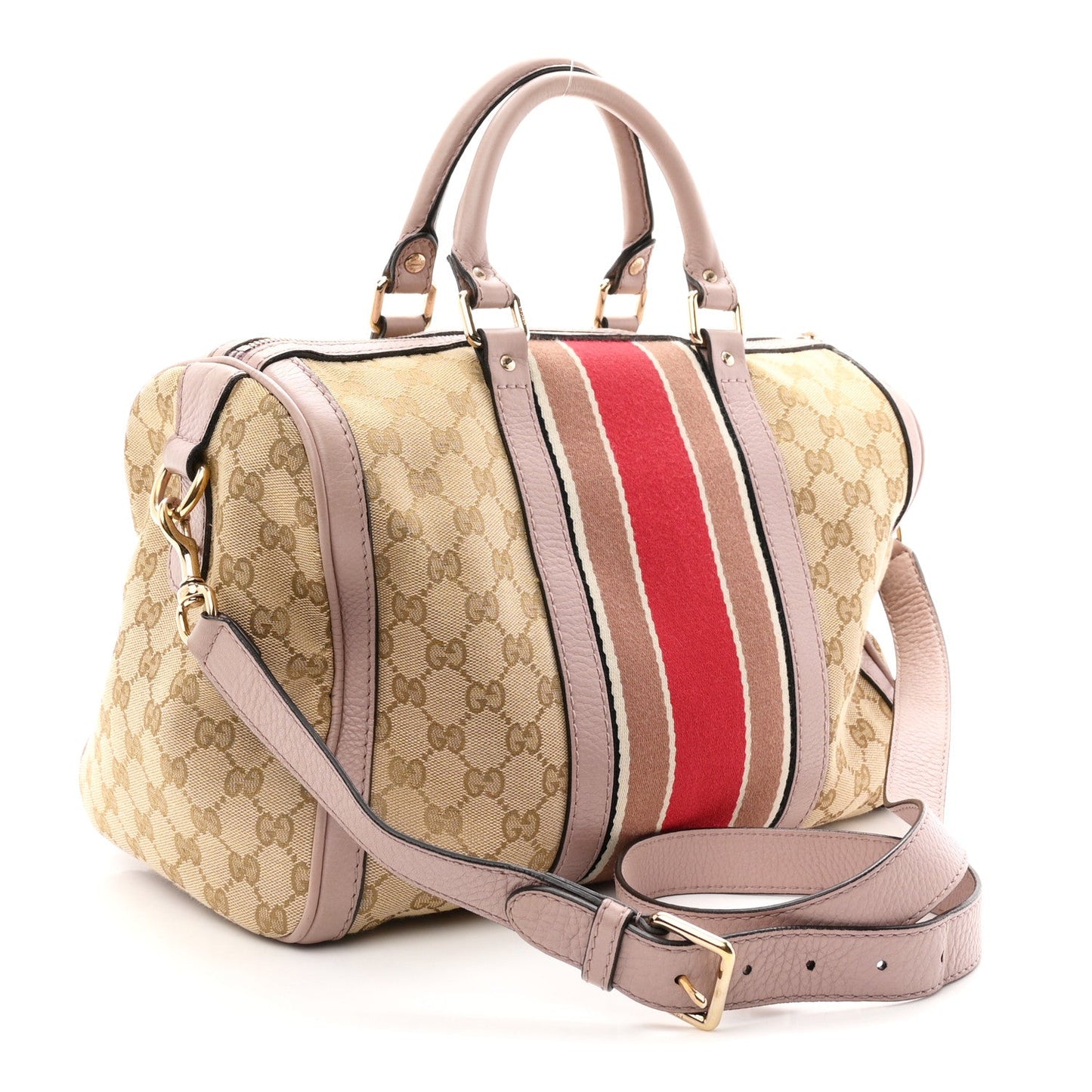 Monogram Vintage Web Medium Boston New Sand Lilas