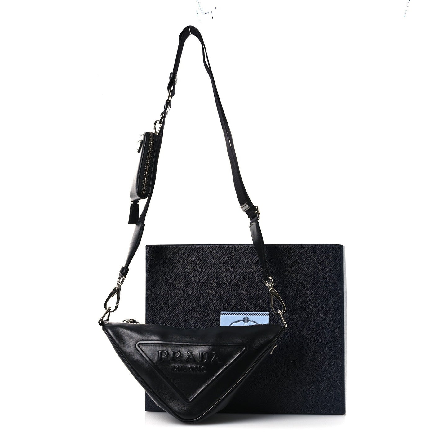 Grace Lux Triangle Shoulder Bag Black