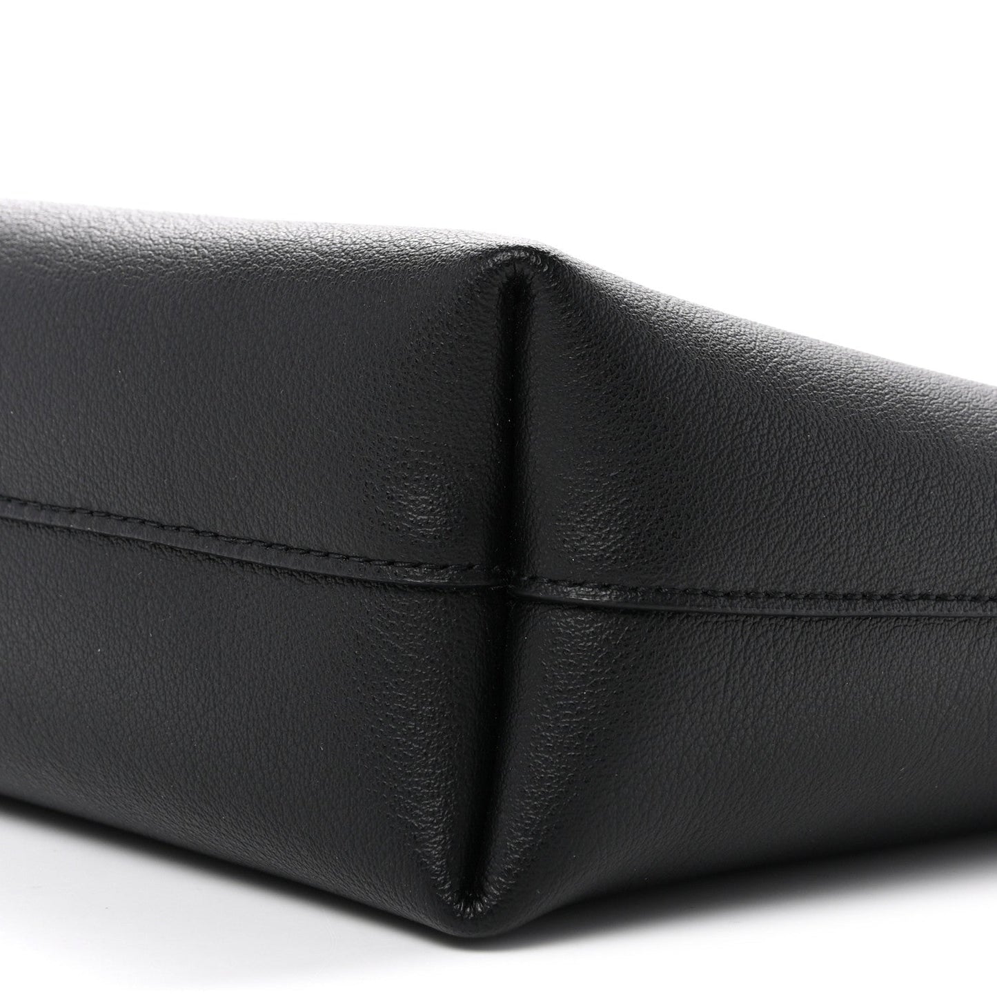 Calfskin Toy Shopping Tote Black