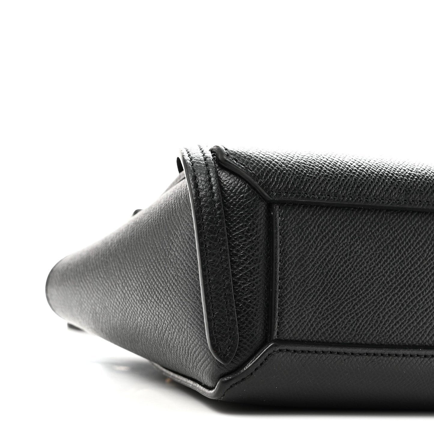 Grained Calfskin Pico Belt Bag Black